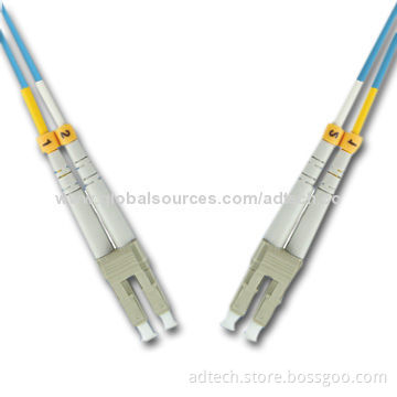 Fiber-optic Patch Cords, LC/MM, 10GIG, OM3 Duplex